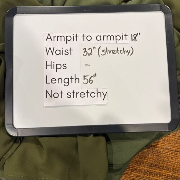 Elegant Olive Green Maxi Dress - Picture 7 of 12